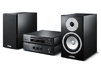 Microcadena - Yamaha MCR-N670D, MusicCast, 2 altavoces, Lector CD, USB, DAB+, Bluetooth, Negro