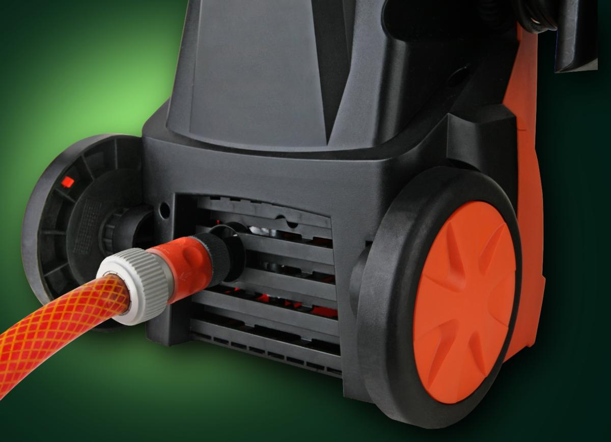 Hidrolimpiadora - Casals JHP14, 1400 W, 105 bares, Caudal 6.8 L/min, Negro y naranja