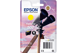 Cartucho de tinta - Epson 502, 3.3ml, 165páginas, Amarillo