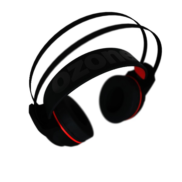 Auriculares gaming - Ozone Ekho H30, Binaural Diadema, Micrófono, Negro y rojo