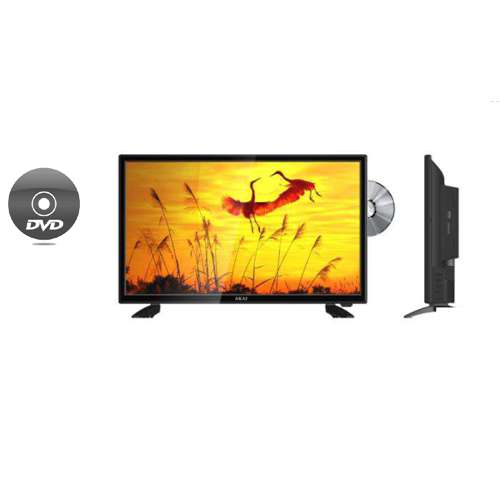 TV LED 20" - Akai AKTV205, HD, Reproductor DVD, HDMI, USB, TDT2