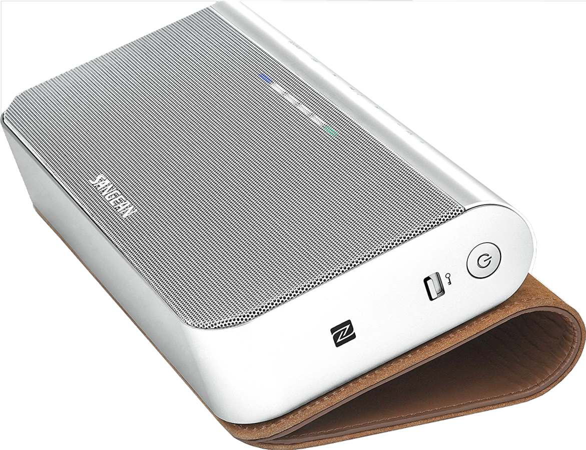 Altavoz Sangean Bts 102 bluetooth nfc blupad bts102 potente y portatil plateado 2 x 3 w