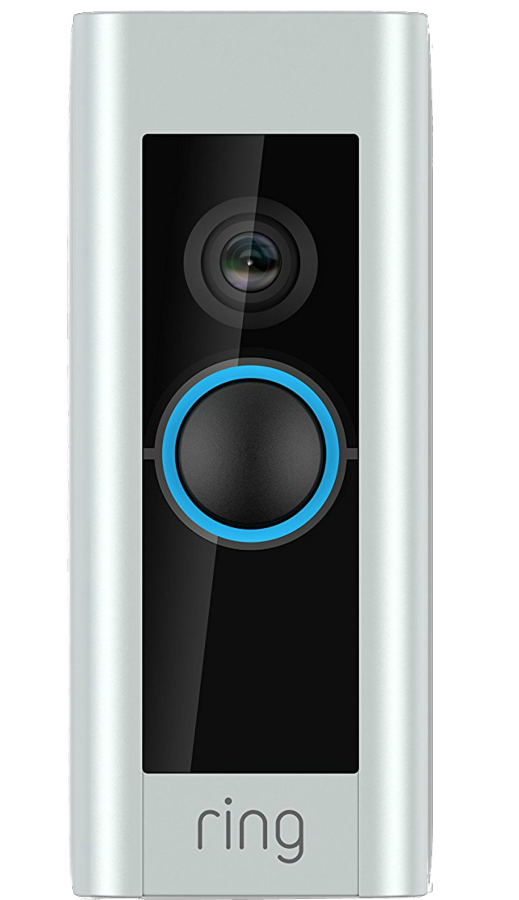 Videoportero - Ring Video Doorbell Pro, HD 1080p, Visión nocturna, Sensor de movimiento, Plateado