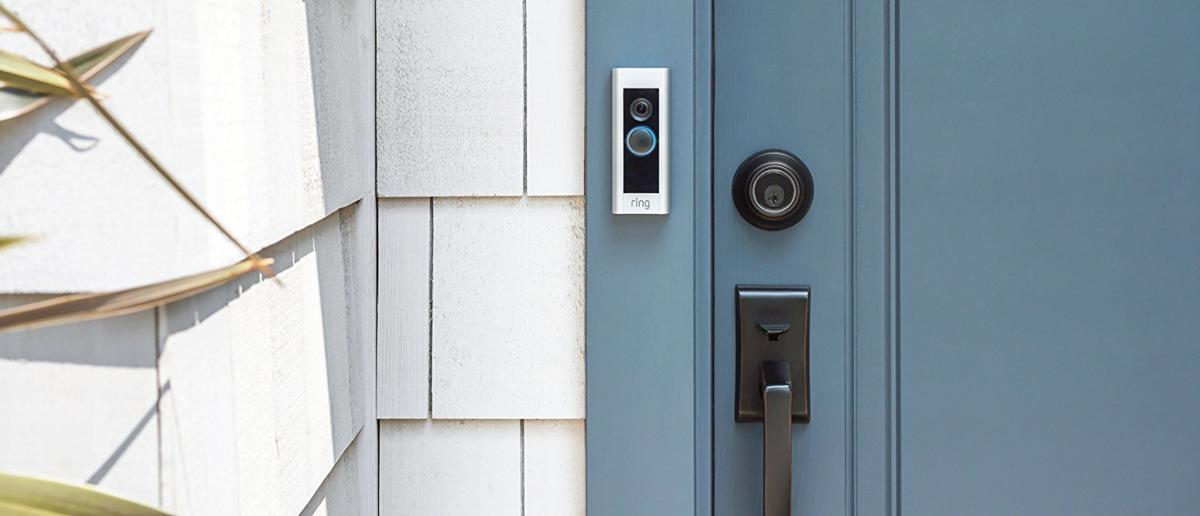 Videoportero - Ring Video Doorbell Pro, HD 1080p, Visión nocturna, Sensor de movimiento, Plateado