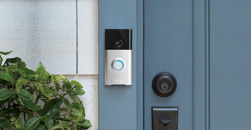 Videoportero - Ring Video Doorbell, Wifi, HD, Detención de movimiento, Plata