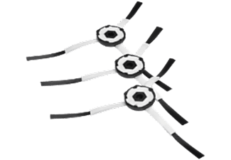 Accesorio robot aspirador - Menalux MRB01 3 cepillos laterales de recambio para robots aspiradores