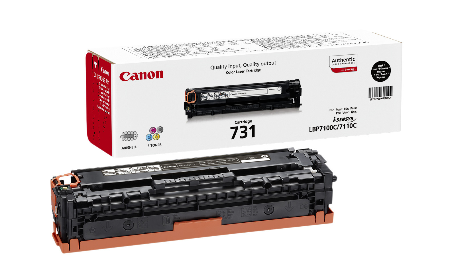 Tóner - Canon 731 Amarillo