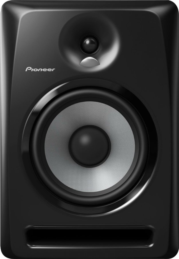 Altavoz estéreo - Pioneer S-DJ80X, DJ, Activo, Fibra aramida, 160W, Negro
