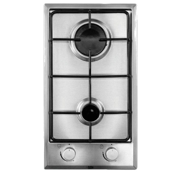 Placa Modular Beko 32220 fx 2 de gas encimera hdcg32220fx 2f 30 cm cocina natural 30cm quemadores integrado acero 1000 2900 29