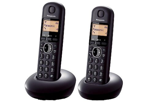 Teléfono  Panasonic KX-TGB 212SPB, Inalámbrico, Duo, Identificador, Bloque  Llamadas, Alarma,12 Melodías