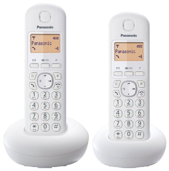 Telefono Inalambrico Panasonic kxtgb212w blanco duo kxtgb212spw 1 212sw identificador bloque llamadas 12 kxtgb212