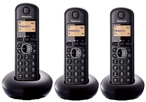 Teléfono - Panasonic KX-TGB213SPB, Inalámbrico, Trío Identificador de llamadas, 12 Melodías, Bloqueo Llamada