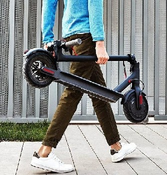 Patinete eléctrico - Xiaomi Mi Electric Scooter M365, 25 km/h, Autonomía 30 km, Plegable, Negro