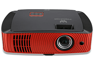 Acer Z650 Proyector para montar en pared 2200lúmenes ANSI DLP 1080p (1920x1080) Negro, Rojo