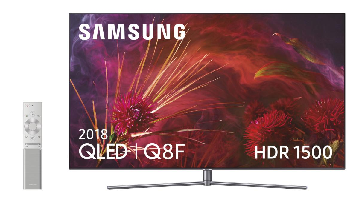TV QLED 65" - Samsung 65Q8FN 2018 4K UHD, HDR 1500, Smart TV, Quantum Dot, Diseño Metálico