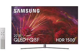 TV QLED 55" - Samsung 55Q8FN 2018 4K UHD, HDR 1500, Smart TV, Quantum Dot, Diseño Metálico