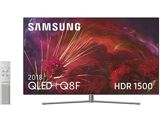 TV QLED 65" - Samsung 65Q8FN 2018 4K UHD, HDR 1500, Smart TV, Quantum Dot, Diseño Metálico
