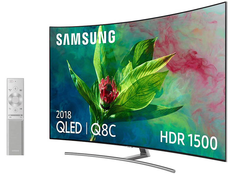 grote Oceaan groet Mus TV QLED 55" | Samsung 55Q8CN 2018 Curvo, 4K UHD, HDR 1500, Smart TV,  Quantum Dot