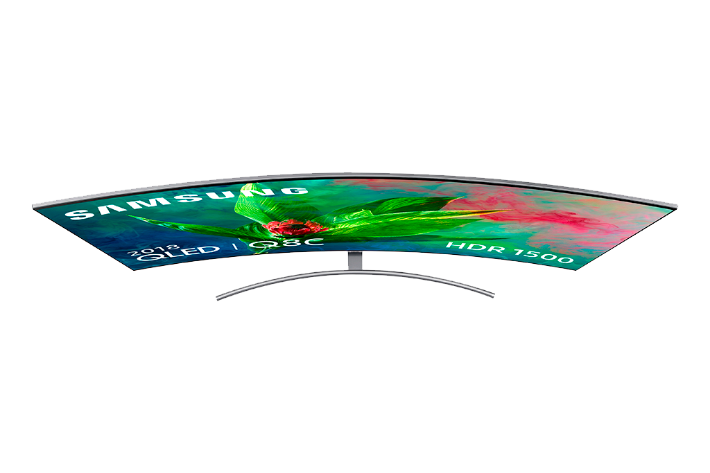 TV QLED 55" - Samsung 55Q8CN 2018 Curvo, 4K UHD, HDR 1500, Smart TV, Quantum Dot