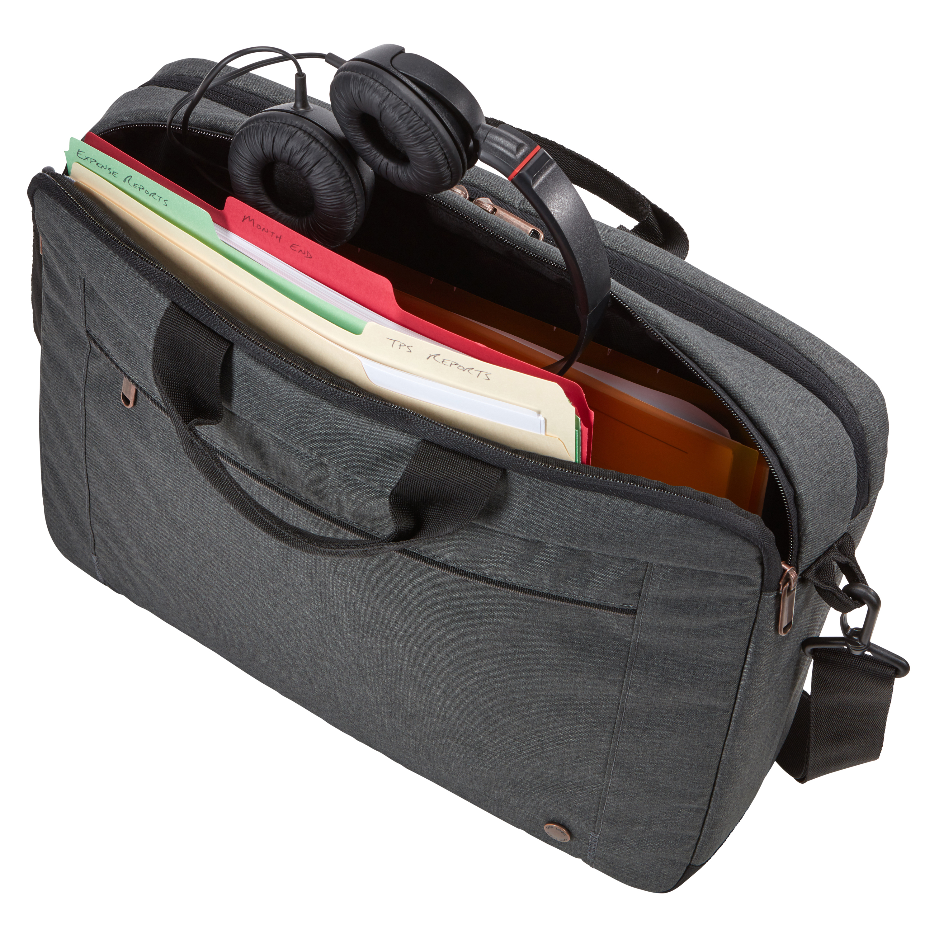 Bandolera - Case Logic Era, Portátil de hasta 15.6", Acolchado, Gris