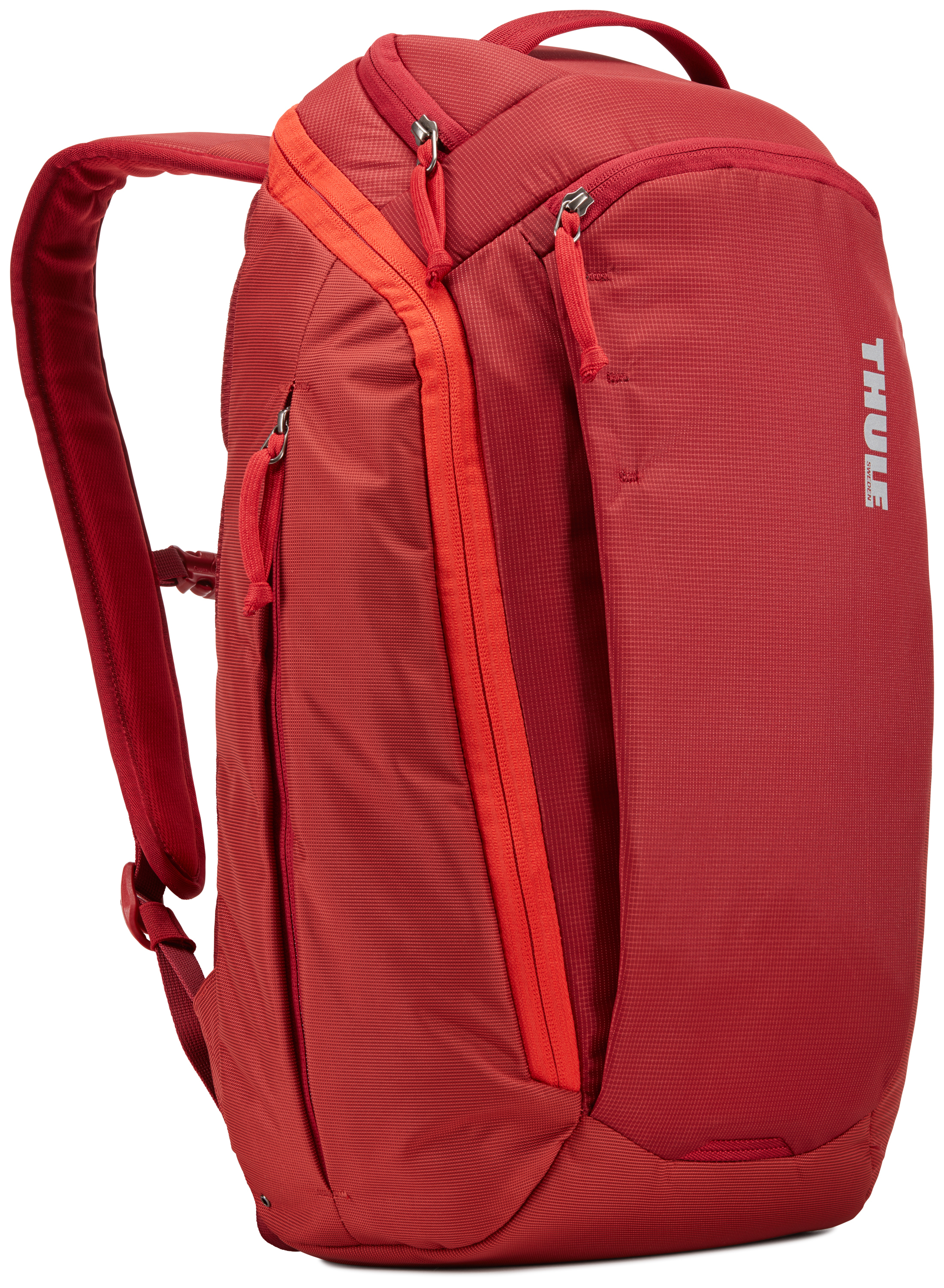 Mochila para portatil - Thule EnRoute BackPack 23L, Hasta 15", Nylon y poliéster, Red Feather