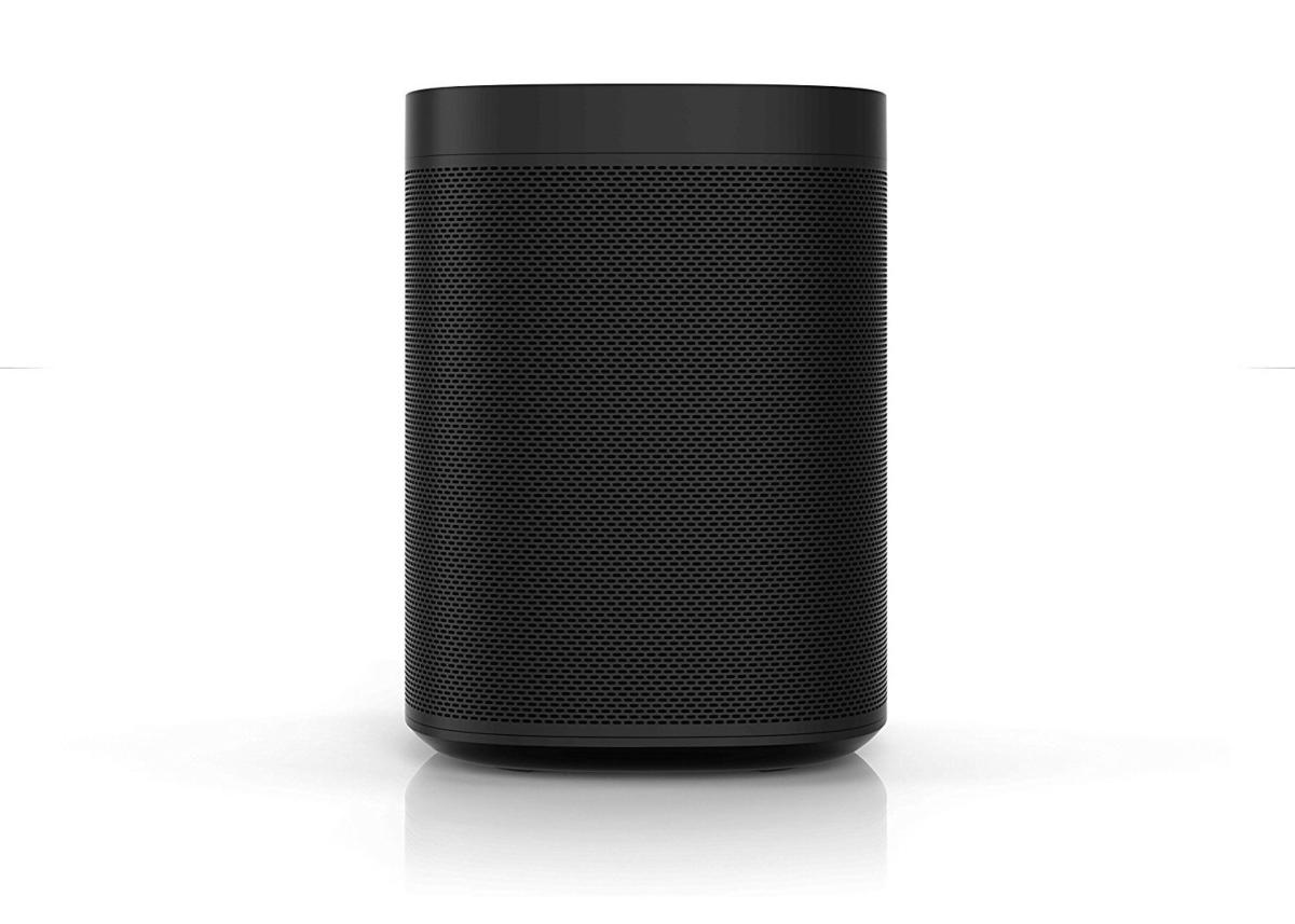 Altavoz Sonos One wifi asistente virtual alexa negro inteligente multiroom y control de voz google assistant red por amazon home compatible ios airplay 2 app gen2