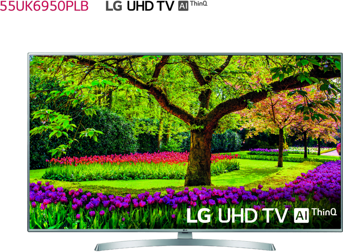 TV LED 55" - LG 55UK6950PLB, UHD 4K 3xHDR, Panel IPS, AI Smart TV ThinQ webOS 4.0, Sonido DTS-X