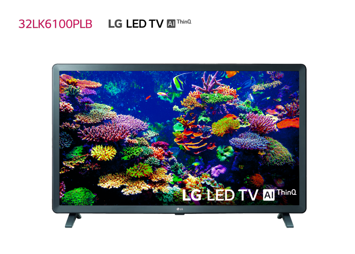 TV LED 32" - LG 32LK6100PLB, Full HD, HDR, AI Smart TV ThinQ webOS 4.0, Procesador QuadCore