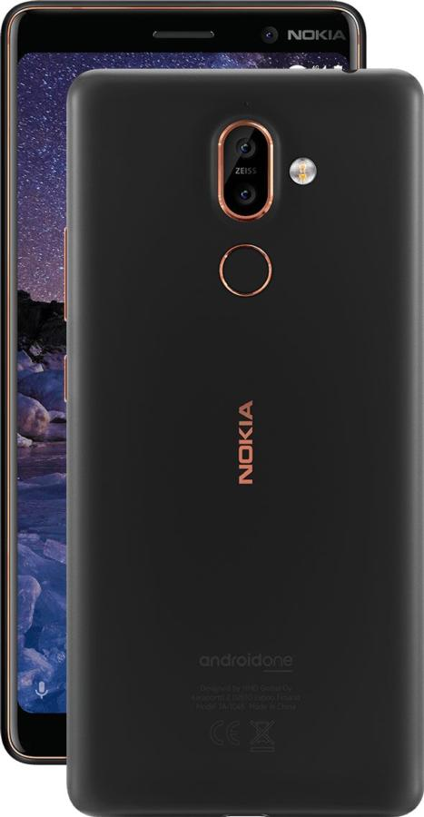 Móvil - Nokia 7 Plus, Negro y cobre, 64 GB, 4 GB RAM, 6", Snapdragon 660, 3800 mAh, Android