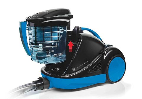 Aspirador sin bolsa  Polti Forzaspira Lecologico Aqua Allergy Turbo Care,  850 W, 1 l, Filtro de agua, Azul