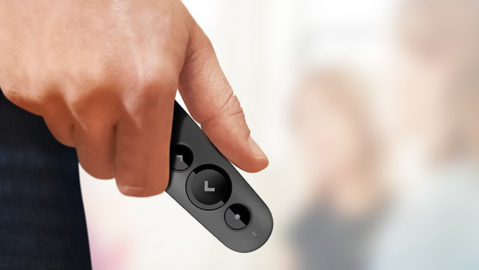 Presentador láser - Logitech R500 Laser Presentation Remote, Gris