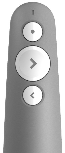 Presentador láser - Logitech R500 Laser Presentation Remote, Gris