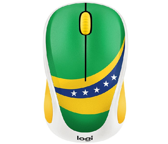 Ratón inalámbrico - Logitech M238 Fan Collection, Brasil