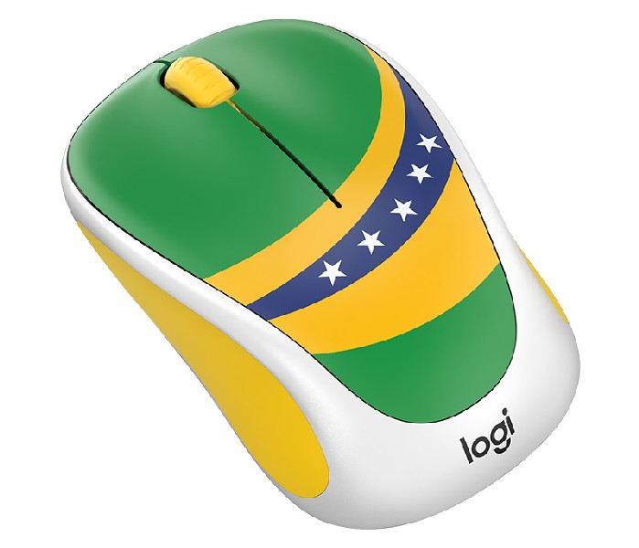 Ratón inalámbrico - Logitech M238 Fan Collection, Brasil