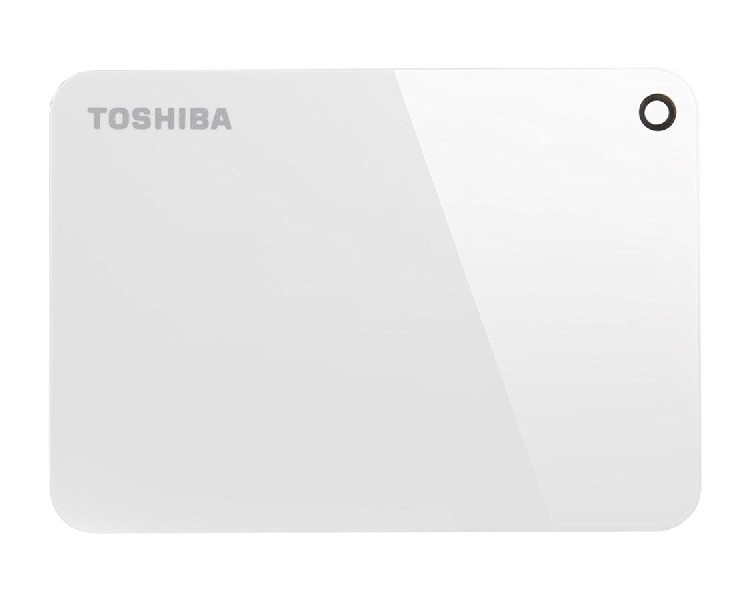 Disco duro 2 TB - Toshiba Canvio Advanced HDTC920EK3AA, Portátil, 2.5", USB 3.0, Blanco