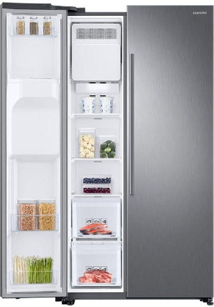 Frigorífico americano - Samsung RS67N8211S9/EF, 178 cm, 609 L, No Frost, Twin Cooling Plus, Inox