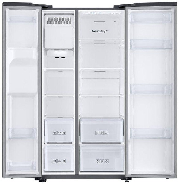 Frigorífico americano - Samsung RS67N8211S9/EF, 178 cm, 609 L, No Frost, Twin Cooling Plus, Inox