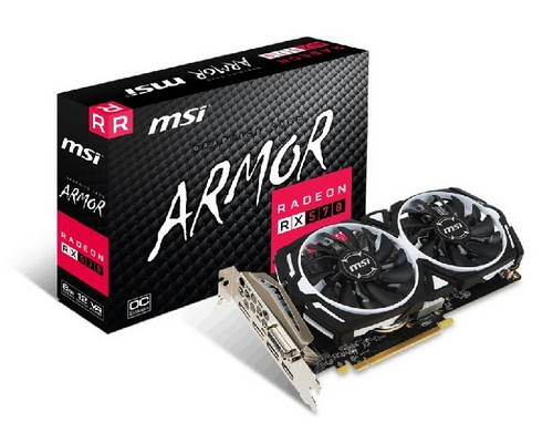Tarjeta gráfica - MSI V341-236R Radeon RX 570 8GB GDDR5