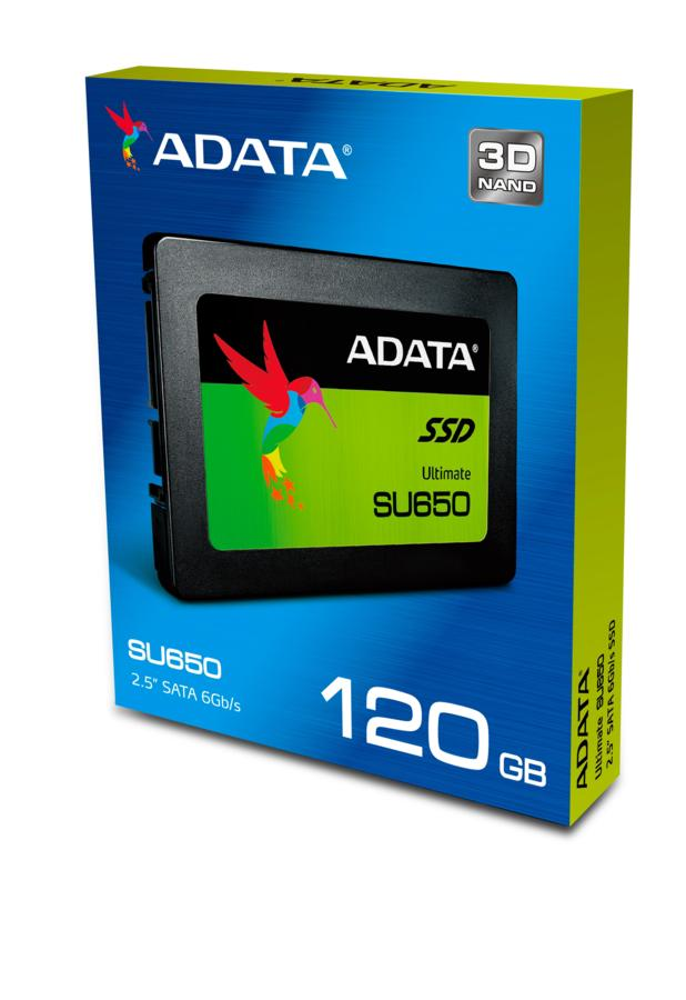 Disco SSD de 120 GB - ADATA Ultimate SU650, 2.5", Serial ATA III