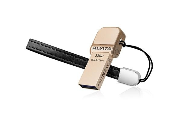 USB - ADATA AI920 32 GB, 3.0 (3.1 Gen 1), Tipo A, Oro