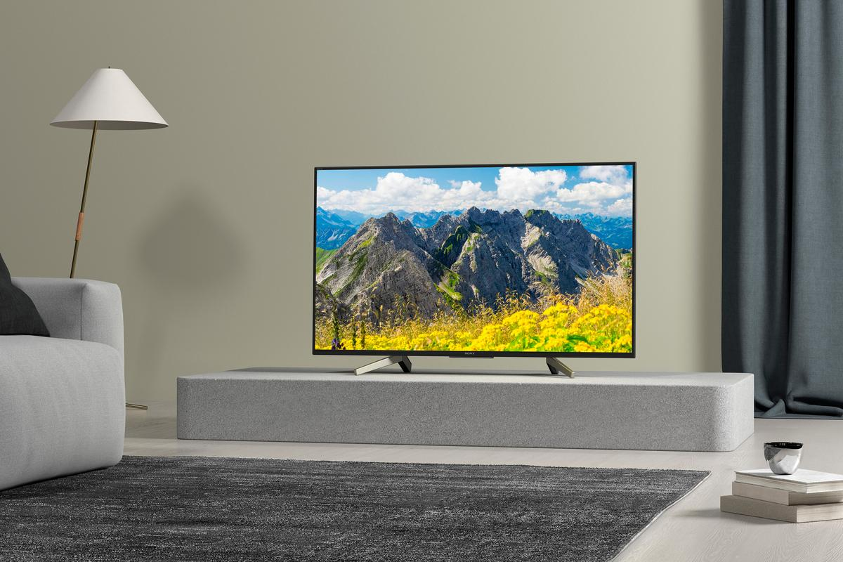 TV LED 55" - Sony KD55XF7596BAEP, Ultra HD 4K HDR, Android TV, 400Hz, 4K X-Reality PRO