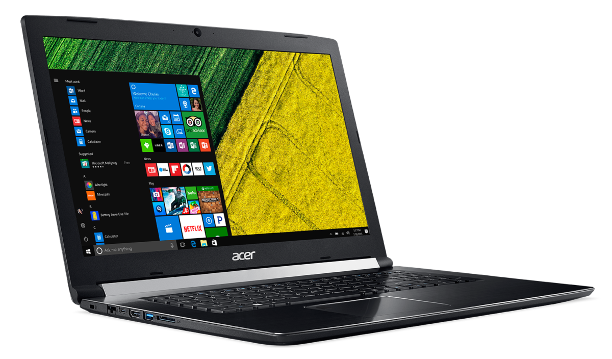 Portátil - Acer Aspire 7, A717-71G-73EB, 17.3", I7-7700HQ, 8GB, Linux
