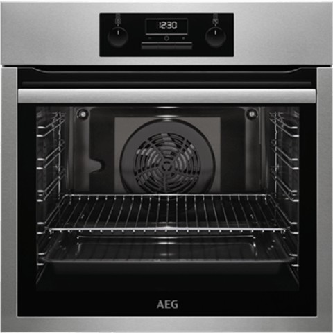 Horno - AEG BES331111M, Multifunción, 2780 W, 3 niveles, Iluminación, 60 cm, Clase A, Inox antihuellas