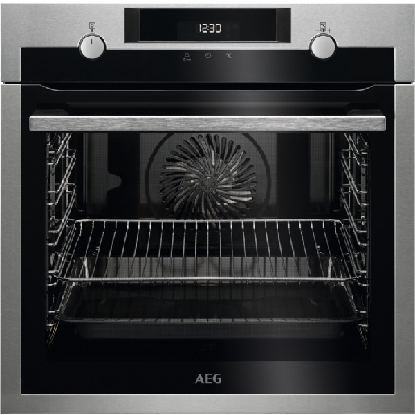 Horno - AEG BPE535120M, Multifunción, 71L, Pirolítico, Clase A+, Inox antihuellas