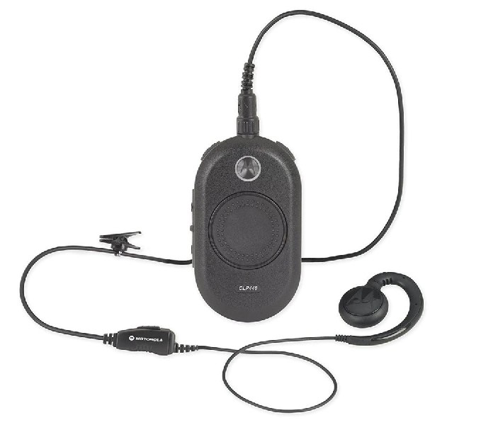 Walkie Talkie - Motorola CLP446, radio profesional, alta calidad, resistente, negro
