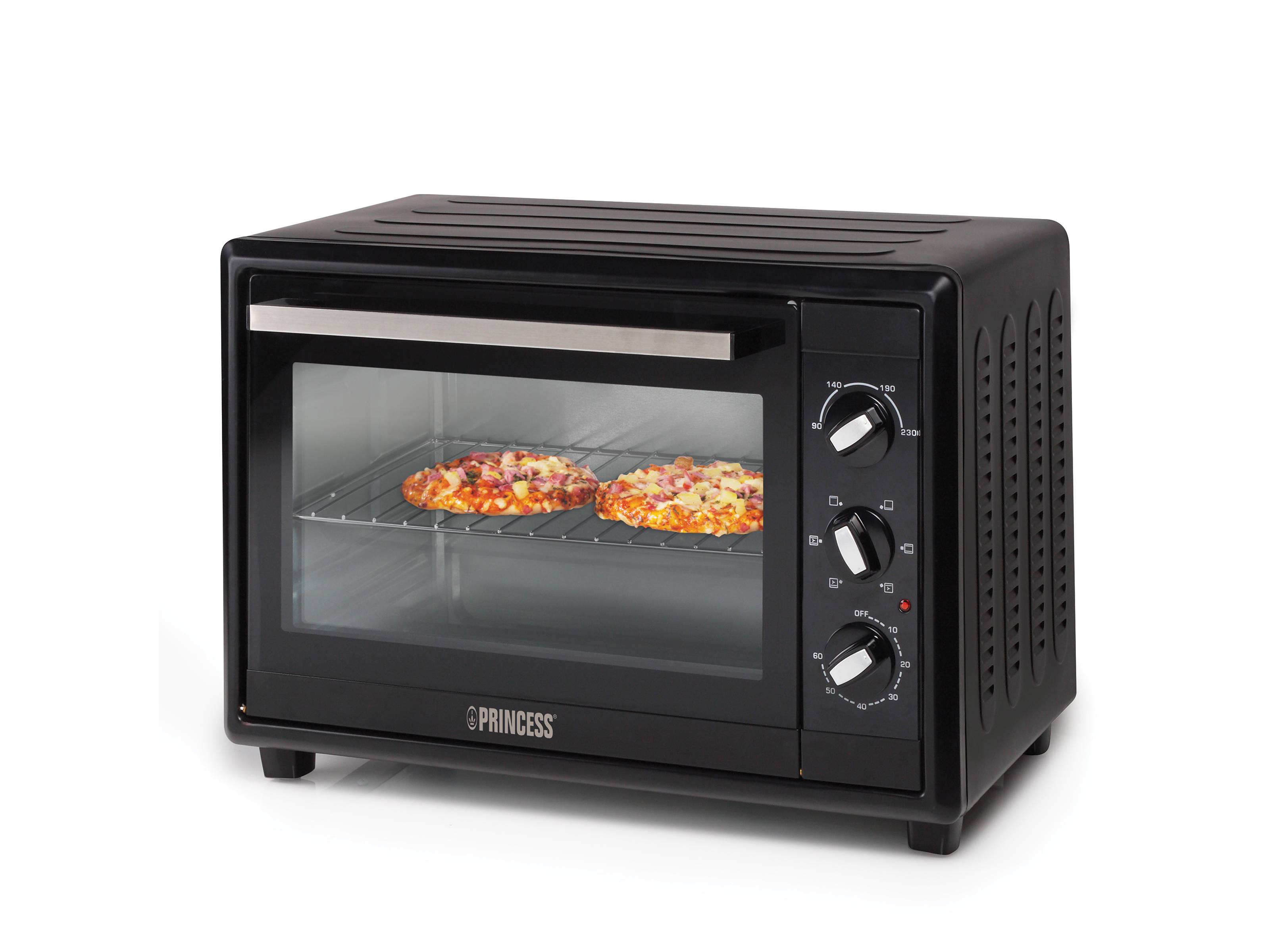 Mini horno - Princess Over Classic 112372 Potencia 1500W, Capacidad 35L, Bandeja y parrilla