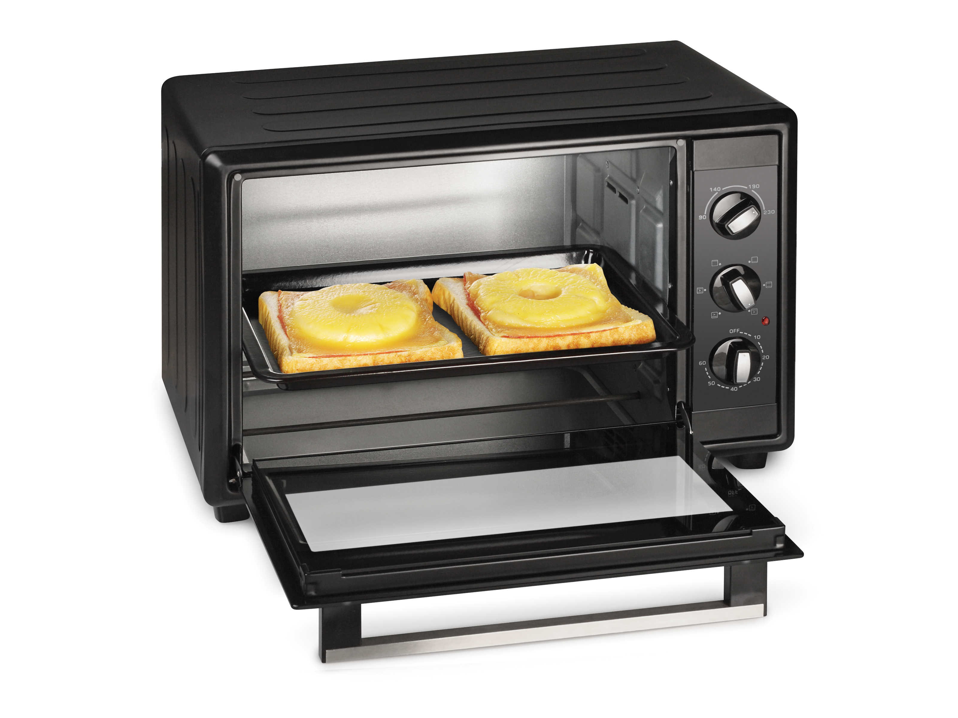 Mini horno - Princess Over Classic 112372 Potencia 1500W, Capacidad 35L, Bandeja y parrilla