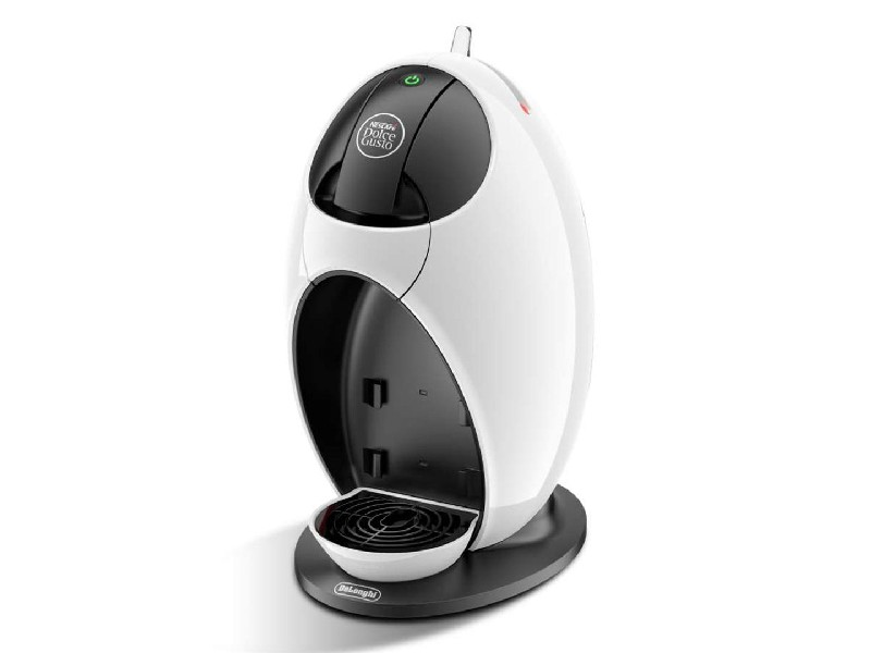 Cafetera de cápsulas - De Longhi Jovia EDG 250.W Nescafé Dolce Gusto, Presión de 15 bares, blanco