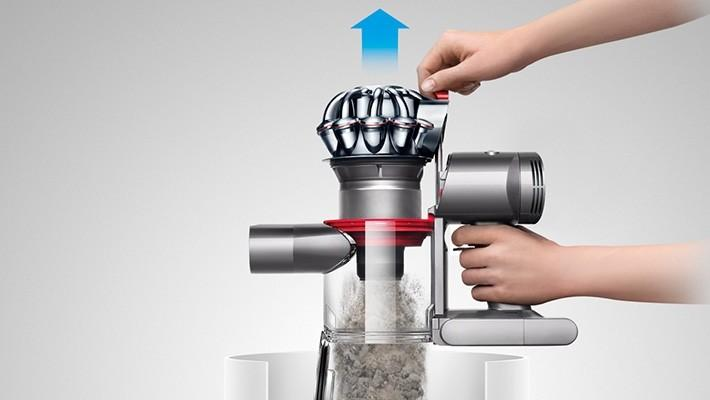 Aspirador escoba - Dyson V7 Animal, 100 W, 0.54 L, Ciclónico, Motor Dyson V7, Autonomía 30 min