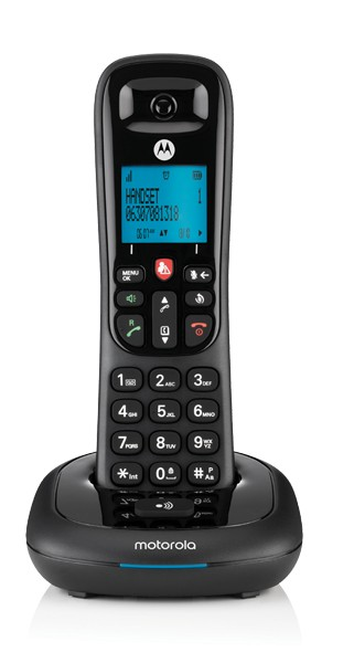 Teléfono Fijo Motorola 107cd4001 negro cd4001 telefono dect call blocking inalámbrico 50 contactos manos libres alarma color f29000k38b1aes03 21 cd400x